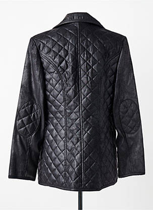 Veste casual col tailleur noir JUMFIL femme