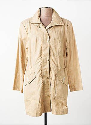 Trench tissage popeline sans capuche beige JUMFIL femme