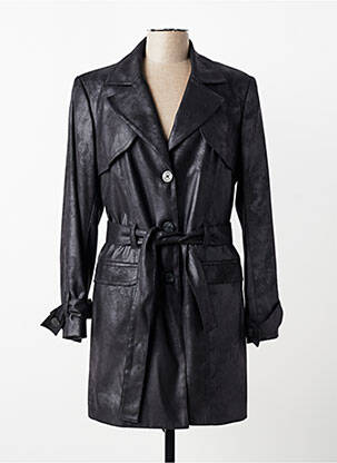 Trench poches sans capuche noir JUMFIL femme