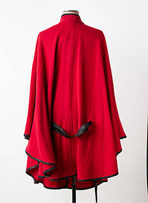 Poncho rouge JUMFIL femme