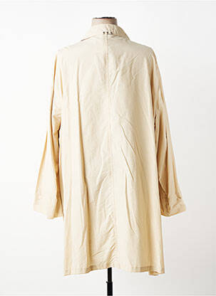 Trench tissage popeline sans capuche beige ALAIN WEIZ femme