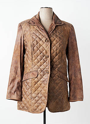 Veste casual epaulette marron JUMFIL femme