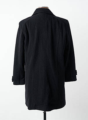 Manteau long coupe droite sans capuche noir JUMFIL femme