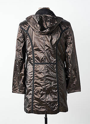 Imperméable manches longues a capuche marron JUMFIL femme