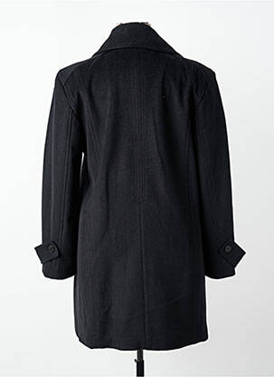 Manteau long coupe droite sans capuche noir JUMFIL femme
