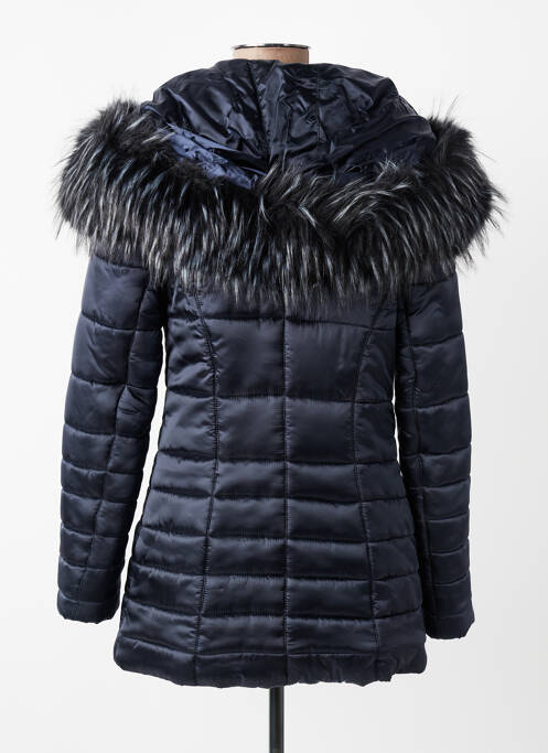 Doudoune poches a capuche bleu JUMFIL femme