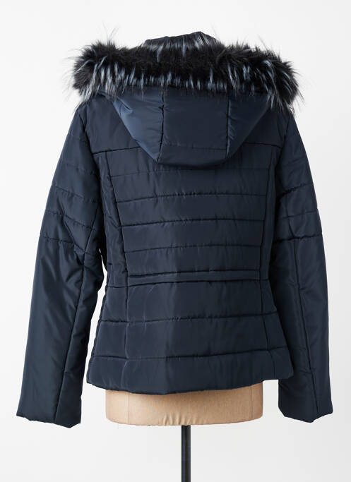 Doudoune poches a capuche bleu JUMFIL femme