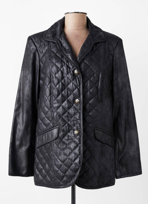 Veste casual col tailleur noir JUMFIL femme