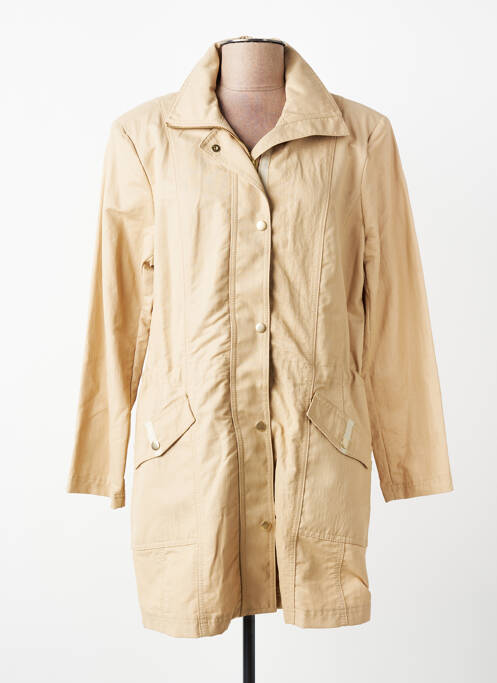 Trench tissage popeline sans capuche beige JUMFIL femme
