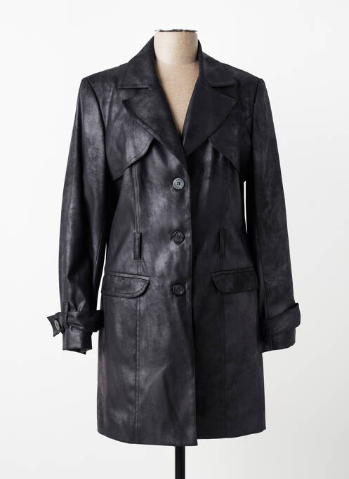 Trench poches sans capuche noir JUMFIL femme