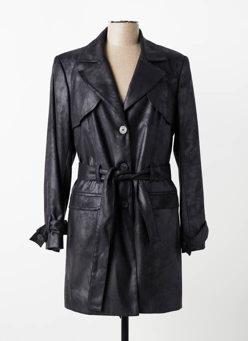 Trench poches sans capuche noir JUMFIL femme