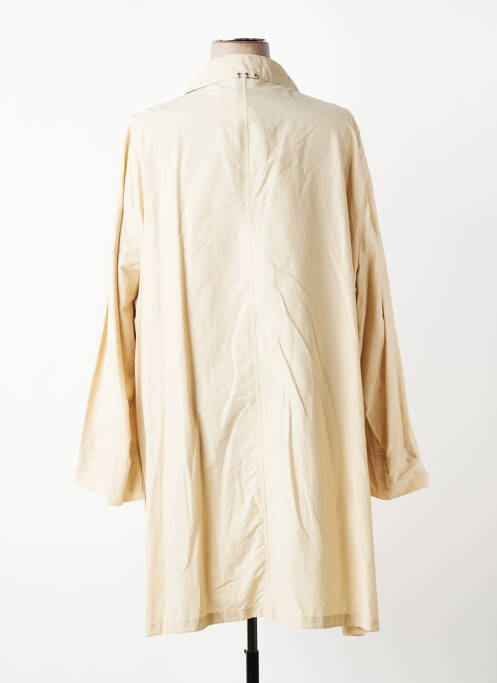 Trench tissage popeline sans capuche beige ALAIN WEIZ femme