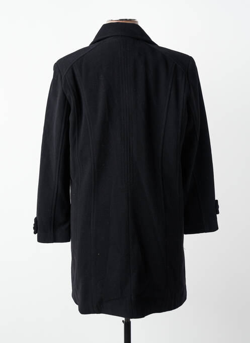 Manteau long coupe droite sans capuche noir JUMFIL femme