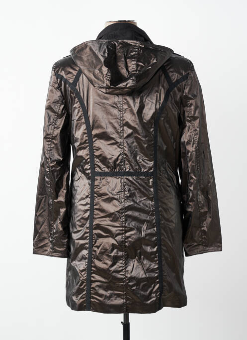 Imperméable manches longues a capuche marron JUMFIL femme