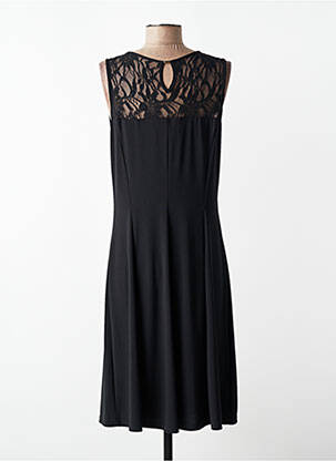 Robe mi-longue sans manche sans manche noir JUMFIL femme