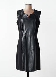Robe mi-longue sans manche sans manche noir JUMFIL femme