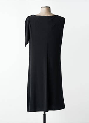 Robe mi-longue sans manche sans manche noir JUMFIL femme