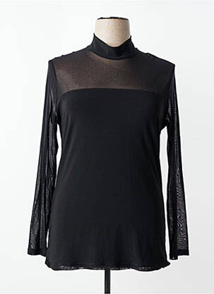 Top stretch manches longues noir JUMFIL femme