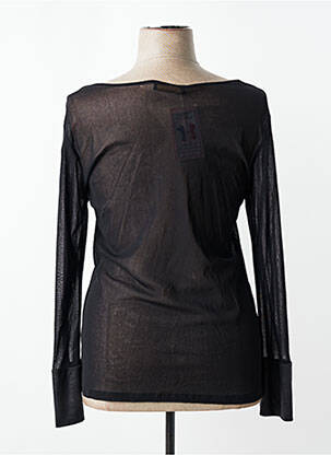 Top coupe cintrée manches longues noir JUMFIL femme
