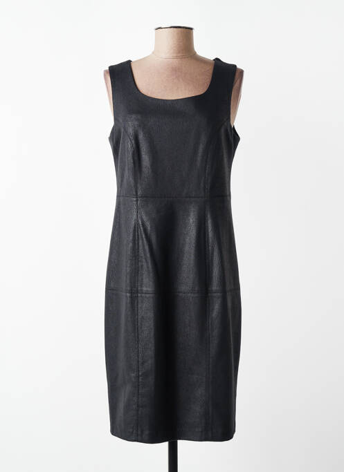 Robe mi-longue sans manche sans manche noir JUMFIL femme