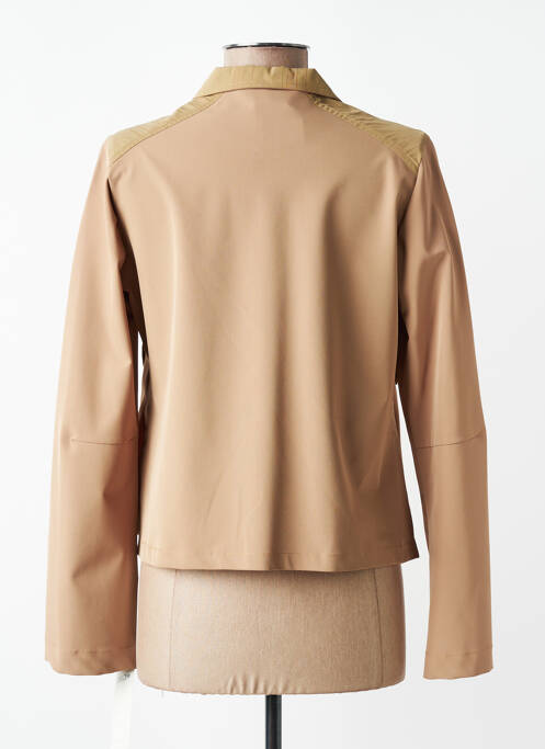 Veste casual poches beige DOUBLE JEU femme