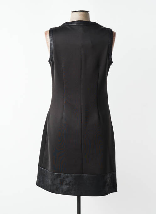 Robe mi-longue sans manche sans manche noir JUMFIL femme