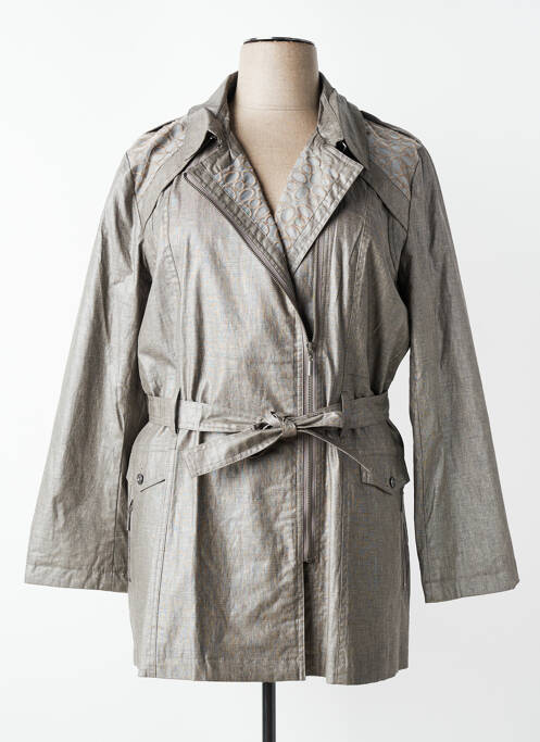 Trench poches sans capuche marron JUMFIL femme