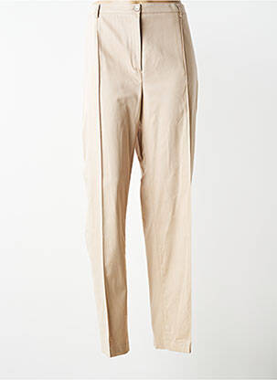Pantalon droit stretch taille normale beige JUMFIL femme