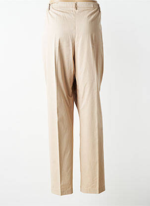 Pantalon droit stretch taille normale beige JUMFIL femme