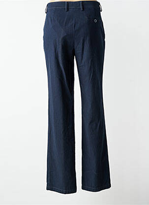 Pantalon droit stretch taille normale bleu SAINT HILAIRE femme