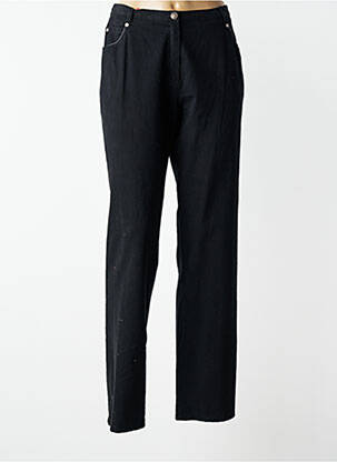 Pantalon droit stretch taille normale noir JUMFIL femme