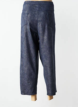 Pantacourt stretch taille normale bleu JUMFIL femme
