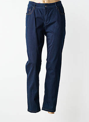 Jeans coupe slim stretch taille normale bleu JUMFIL femme