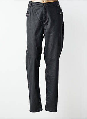 Pantalon droit stretch taille normale noir JUMFIL femme