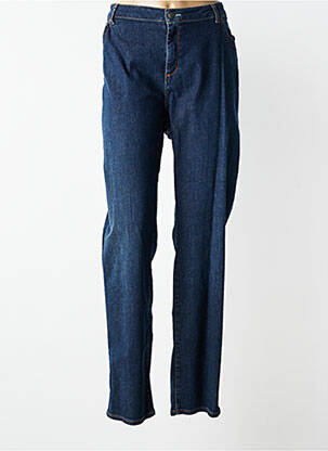Jeans coupe droite stretch taille normale bleu JUMFIL femme