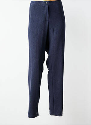 Pantalon droit taille élastique taille normale bleu JUMFIL femme
