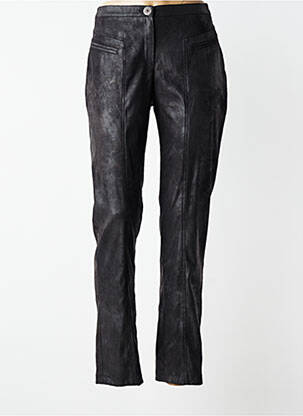 Pantalon slim stretch taille normale noir JUMFIL femme