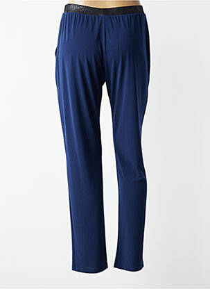 Pantalon droit taille élastique bleu JUMFIL femme