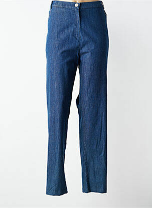 Jeans coupe droite taille normale taille normale bleu JUMFIL femme