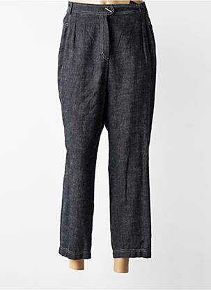 Pantalon 7/8 fermeture zippée sous rabat boutonné taille normale gris JUMFIL femme