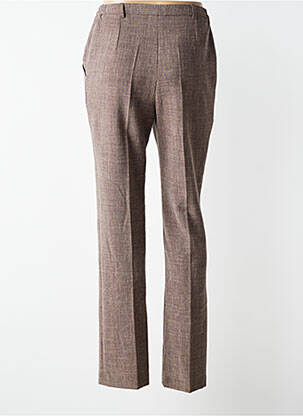 Pantalon slim stretch taille normale marron GUY DUBOUIS femme