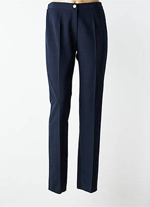 Pantalon slim taille élastique taille normale bleu JUMFIL femme