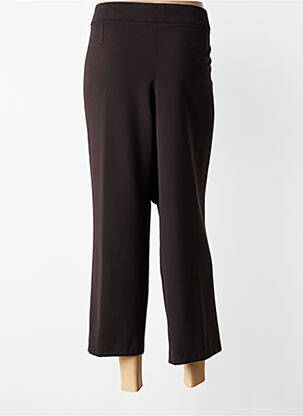 Pantacourt coupe droite taille normale marron JUMFIL femme