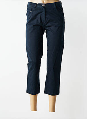 Pantacourt stretch taille normale bleu JUMFIL femme