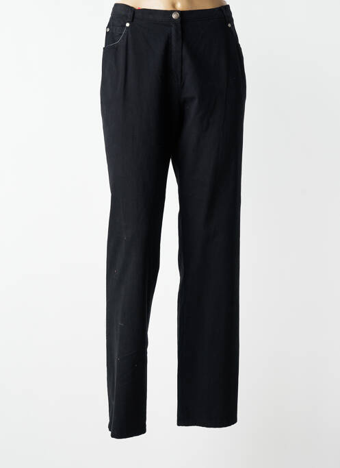 Pantalon droit stretch taille normale noir JUMFIL femme