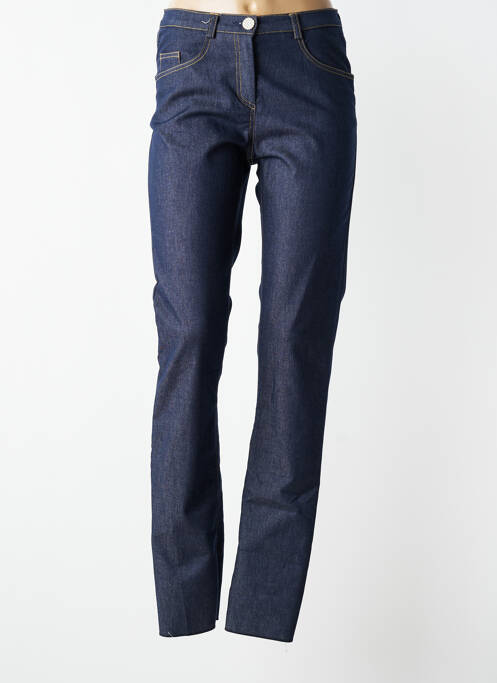 Jeans coupe slim slim taille normale bleu JUMFIL femme
