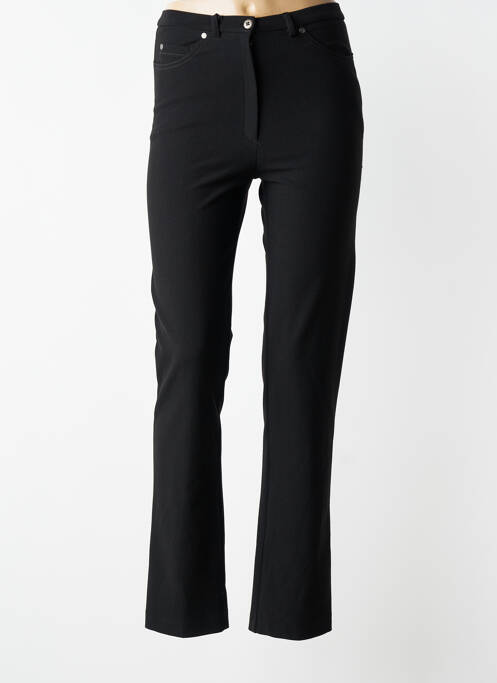 Pantalon slim stretch taille normale noir GUY DUBOUIS femme