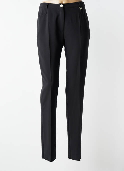 Pantalon slim taille élastique taille normale noir JUMFIL femme