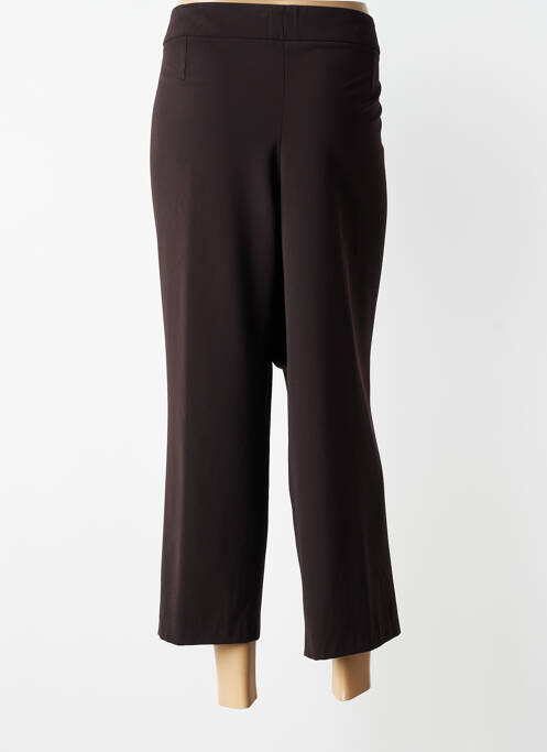 Pantacourt coupe droite taille normale marron JUMFIL femme