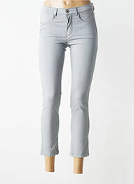 Jeans coupe slim taille normale taille normale gris BRUNO SAINT HILAIRE femme